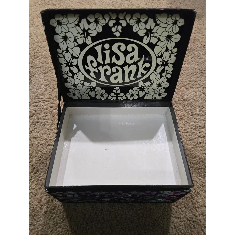 Vintage Lisa Frank Hunter the Leopard Jewelry Box w/Drawer Trinket Jewelry 90s